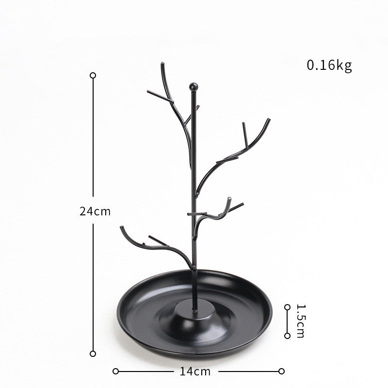 Elegant Jewelry Organizer for Dressing Table, Earrings, Earrings, Stand, Small Tray