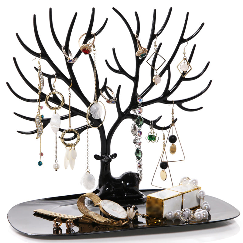 Deer Jewelry Display Stand Earrings Necklace Ring Jewelry Display Tray