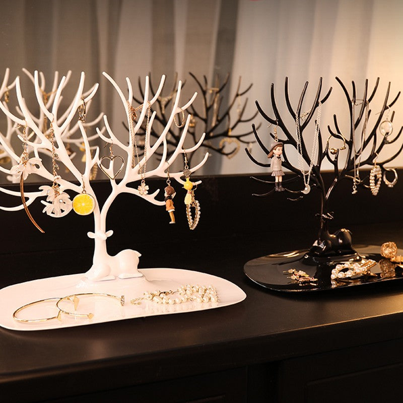 Deer Jewelry Display Stand Earrings Necklace Ring Jewelry Display Tray