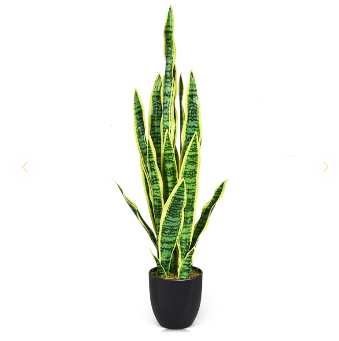 35.5 Inch Indoor-Outdoor Artificial Fake Snake Plant