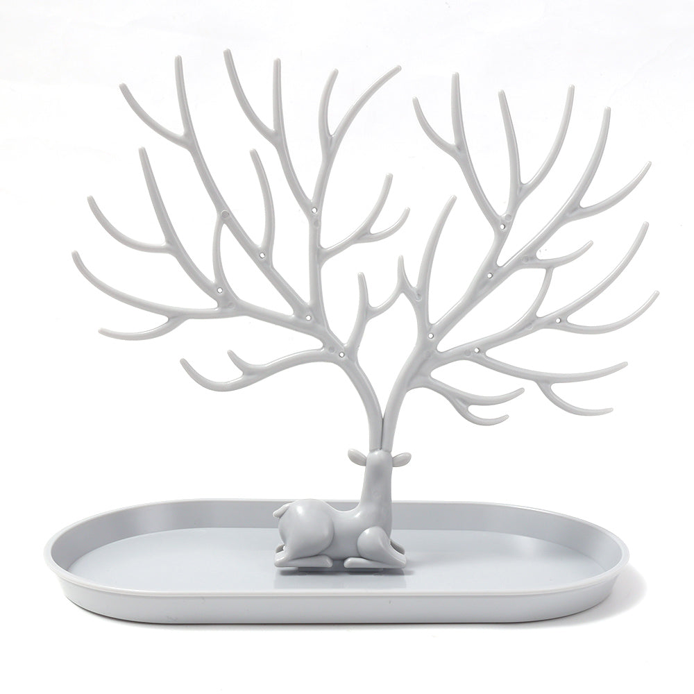 Deer Jewelry Display Stand Earrings Necklace Ring Jewelry Display Tray