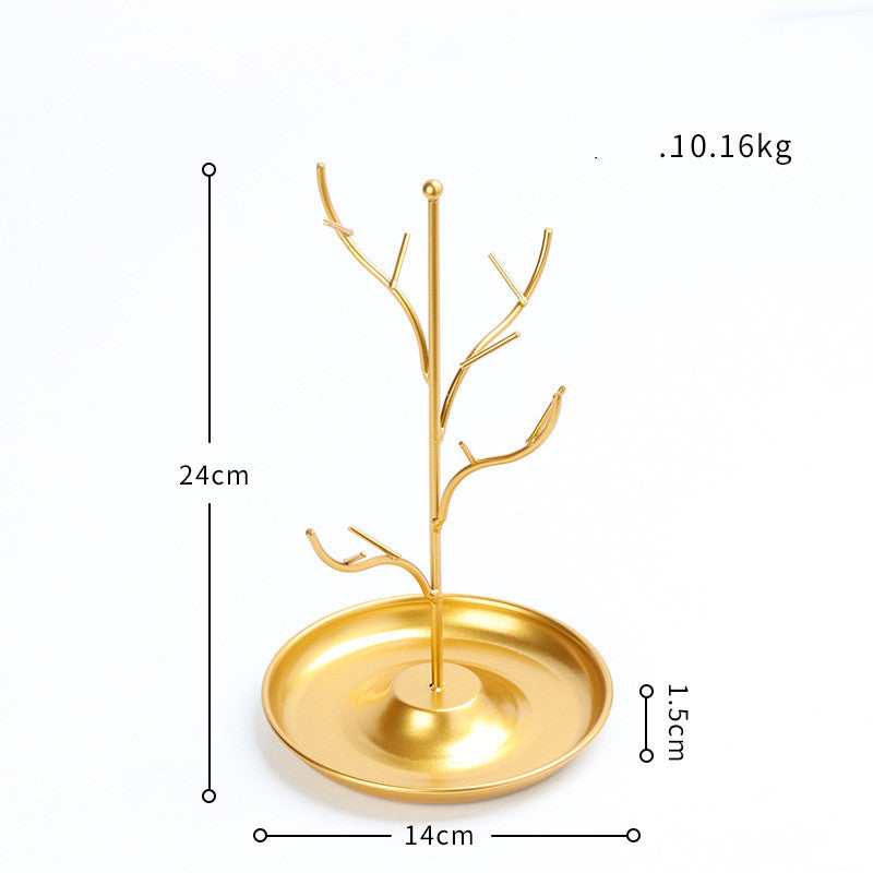 Elegant Jewelry Organizer for Dressing Table, Earrings, Earrings, Stand, Small Tray