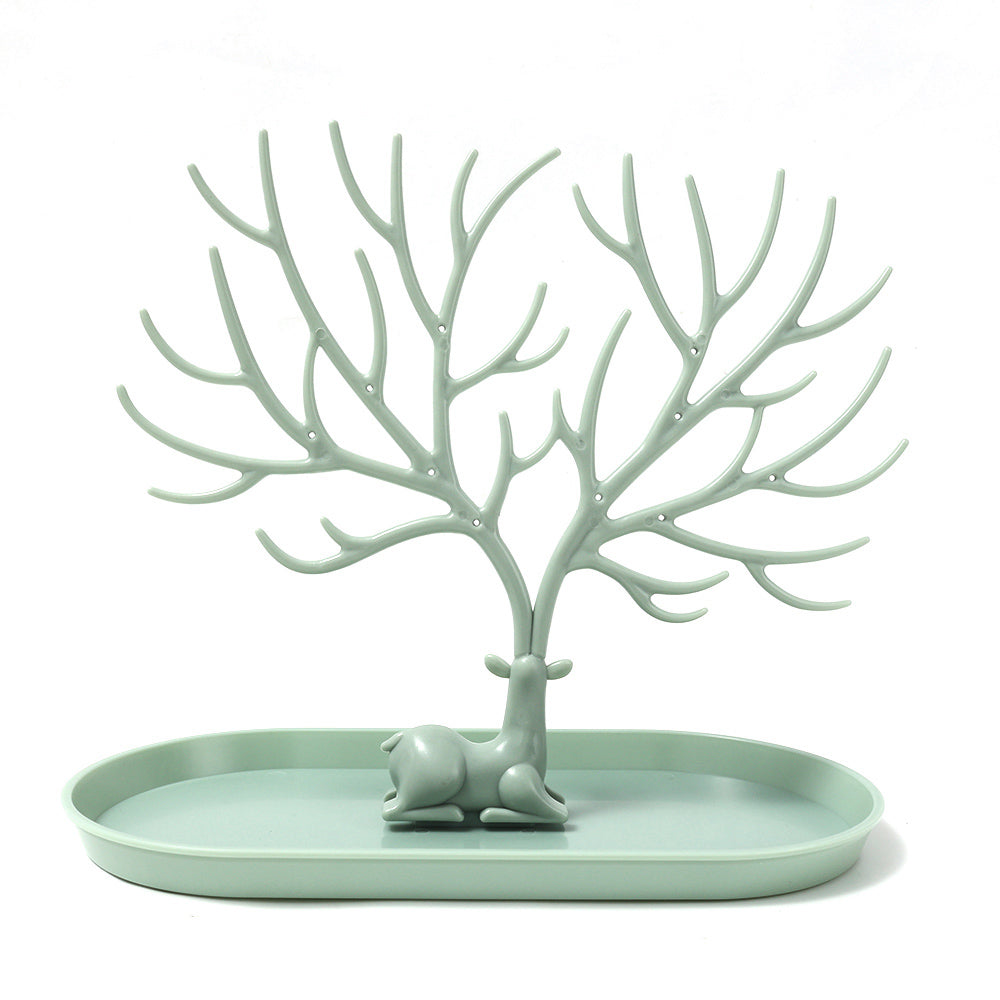 Deer Jewelry Display Stand Earrings Necklace Ring Jewelry Display Tray