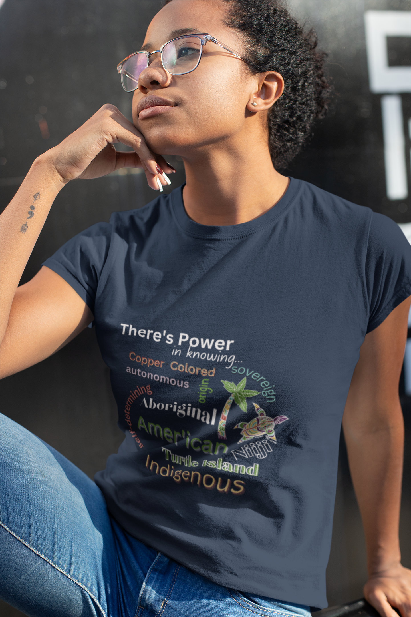 Aboriginal American Indigenous Niiji Word Collection AmerIndian T-Shirt