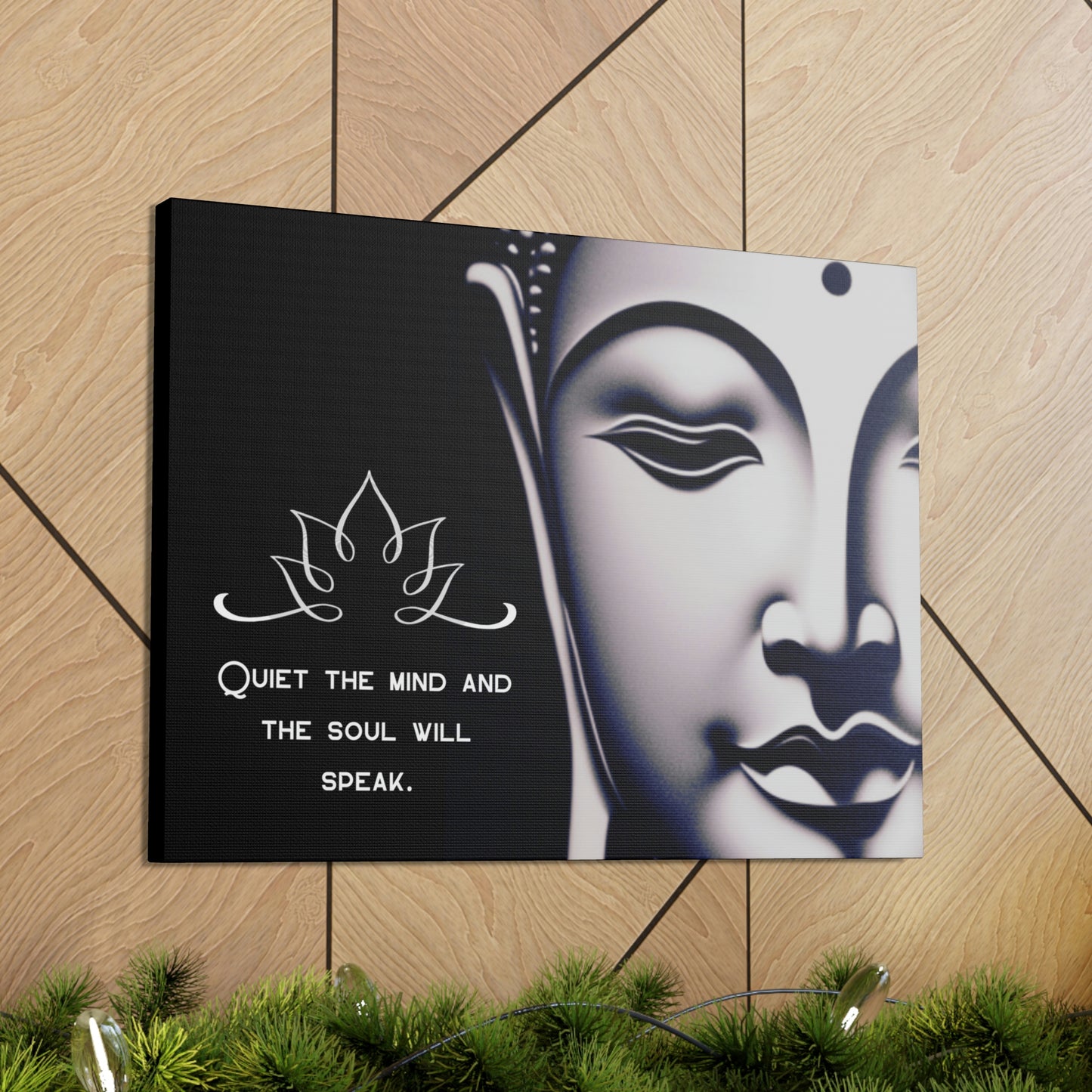 Framed Buddhist Canvas Print Meditation Quotes and Sayings Gallery Wraps
