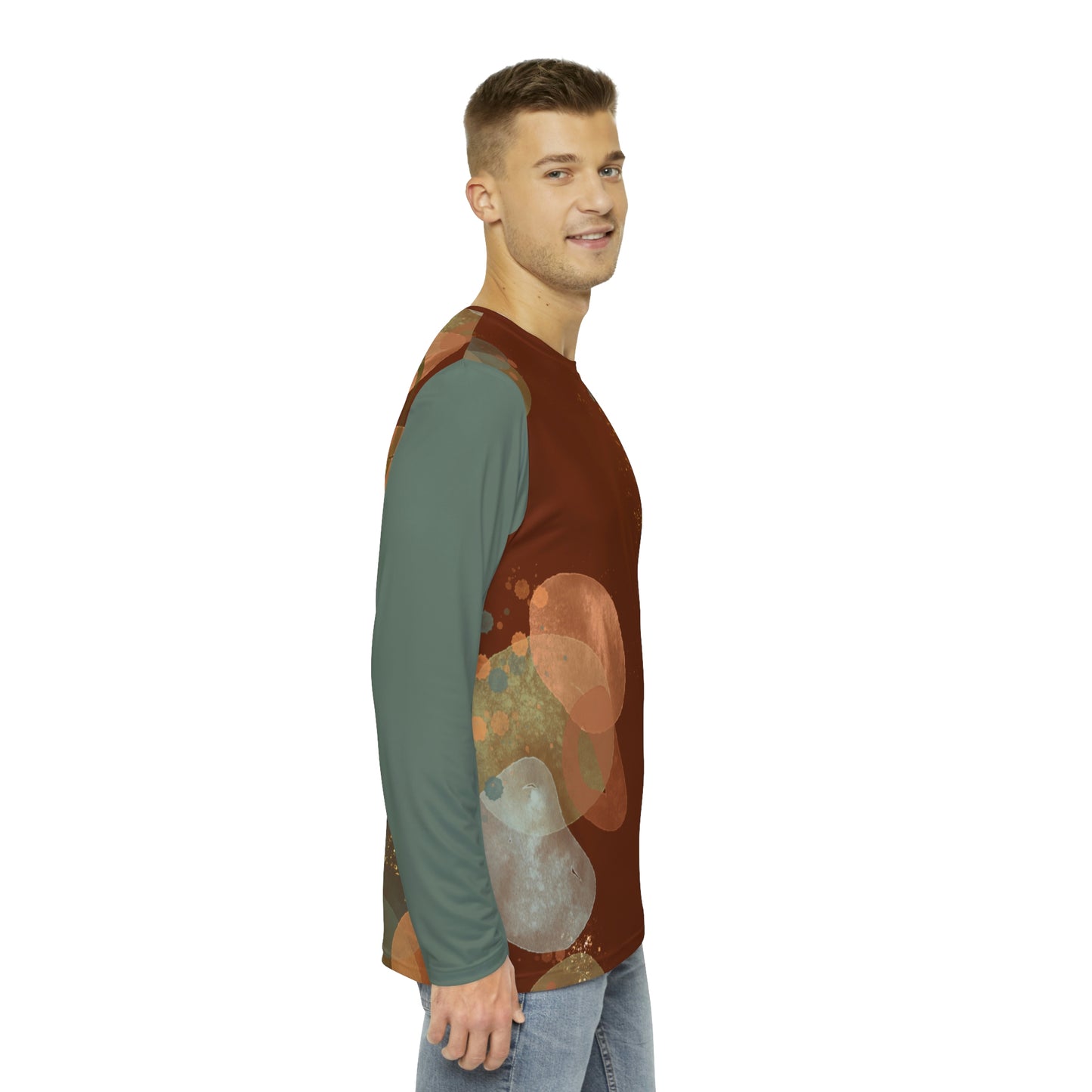 Freestyle Men's Long Sleeve Casual Polyester Shirt