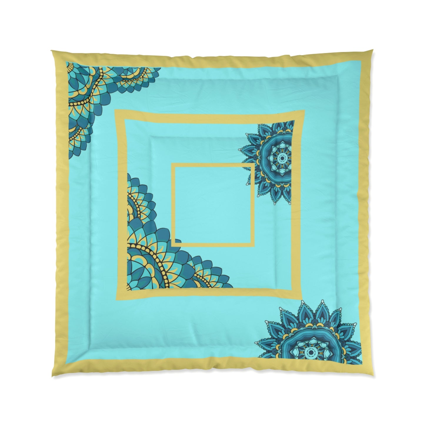 Mandala Flower Pattern Blanket Warm Cozy Comforter