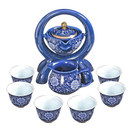 Automatic Tea Set Anti-Scalding Rotating Teapot Kung Fu Tea Set