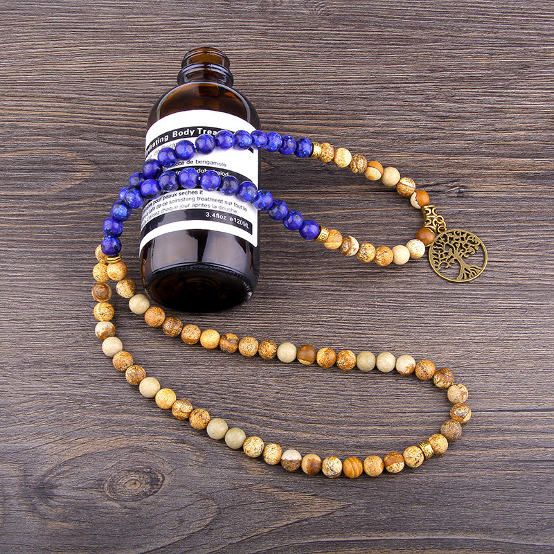 Yoga Pendant Bracelet Rosary Prayer Meditation Beads