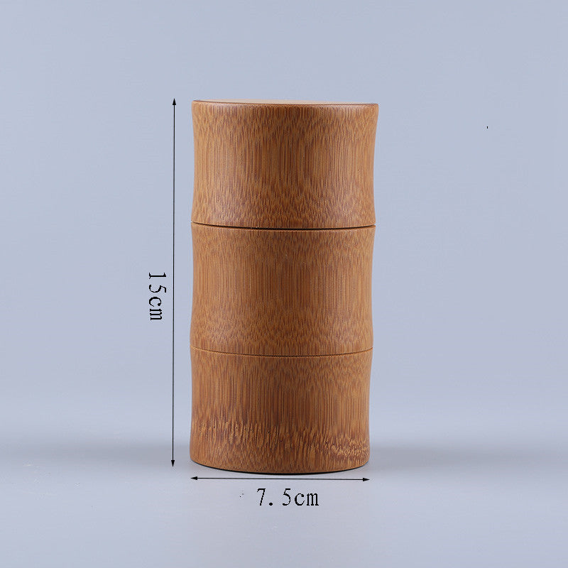 Japanese Style Bamboo Tea Storage Containers for Tea Coffee