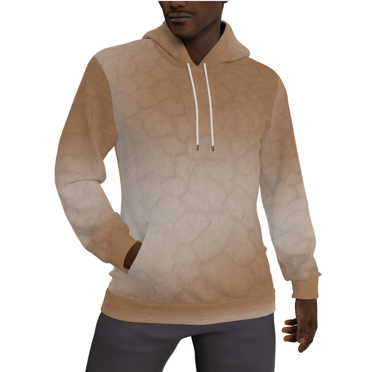 Unisex Natural Print Hoodie with Pockets AmmaAnkha Collection