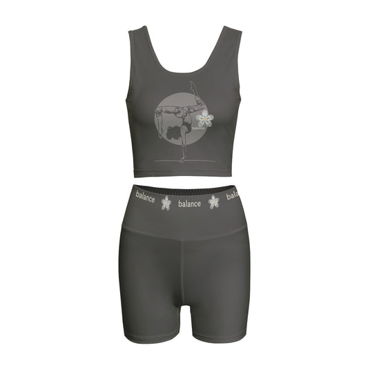 Freestyle Women's Yoga Top and Bottom Set Balance