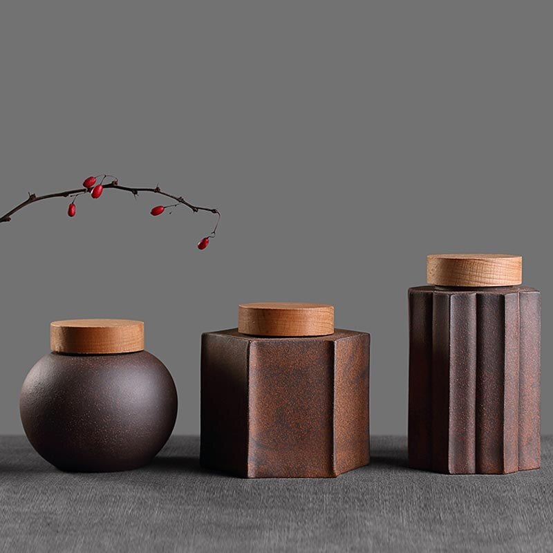 Japanese Style Laoyanni Tea Storage Box for Tea Coffee