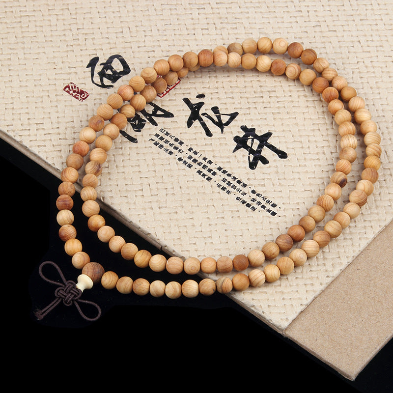108 Dark Sandalwood Buddha Beads Prayer Meditation Rosary Bracelet