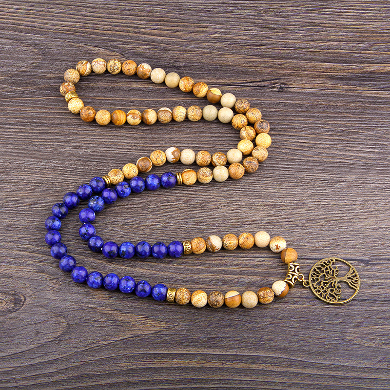 Yoga Pendant Bracelet Rosary Prayer Meditation Beads