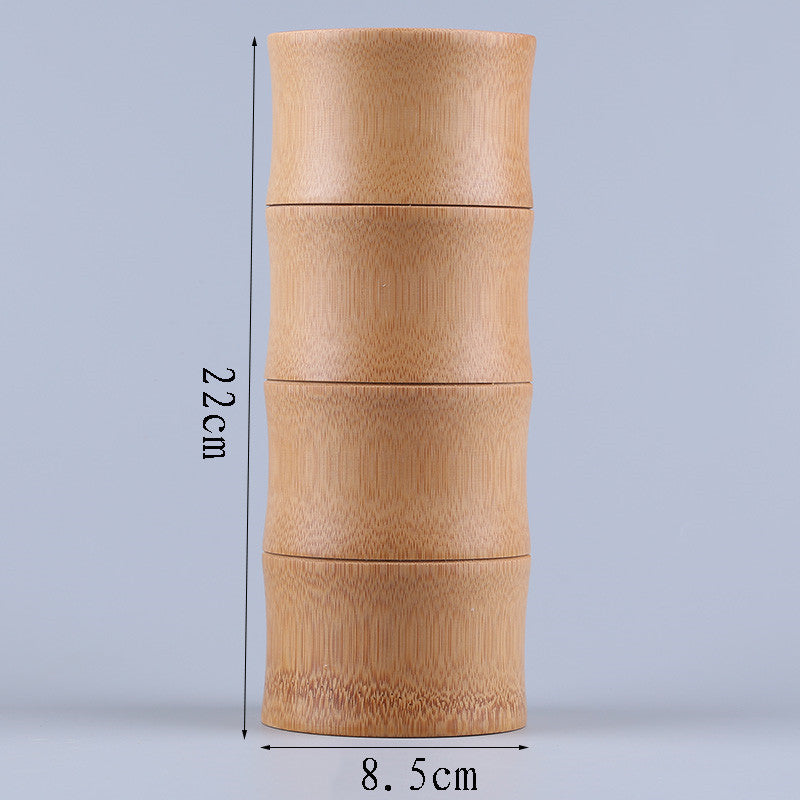 Japanese Style Bamboo Tea Storage Containers for Tea Coffee
