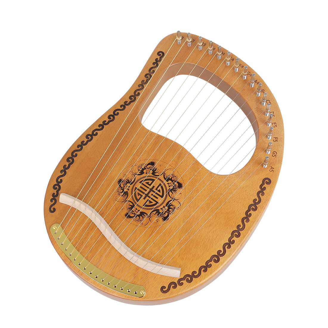 Small Portable Simple and Easy to Learn Harp Musical Instrument