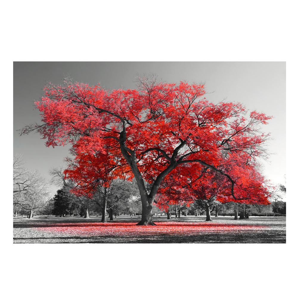 Landscape Tree Canvas Classic Oil Painting Print Fabric