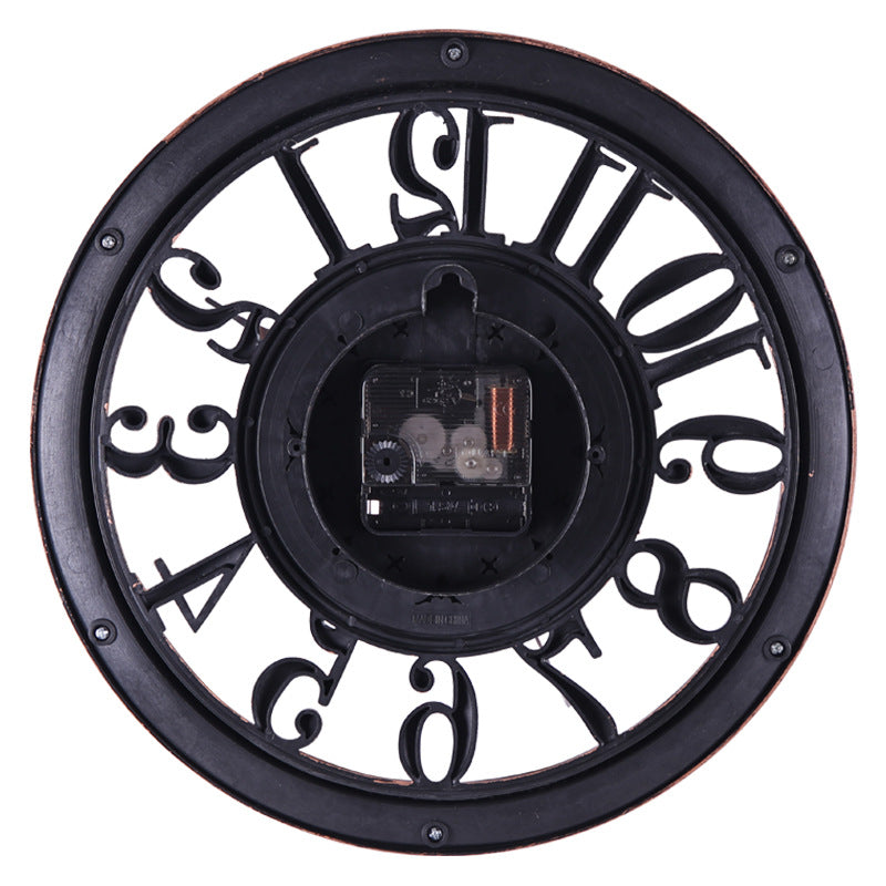 Old World Retro 11" Round Wall Quartz Clock Home Decor