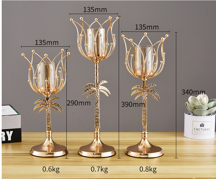 Candle Holder Dining Table Candle Light Dinner Candle Holder Decoration