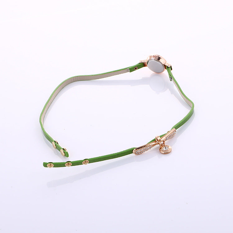 Women Watches Bracelet Fashion Casual Dress PU Band Alloy Case