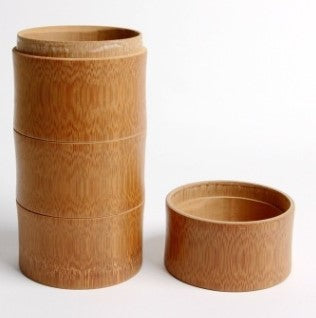 Japanese Style Bamboo Tea Storage Containers for Tea Coffee