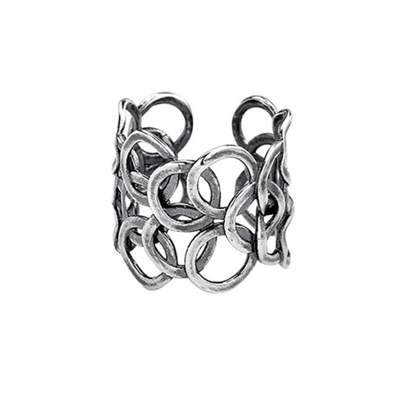 Retro Multilayer Circle Ring for Women