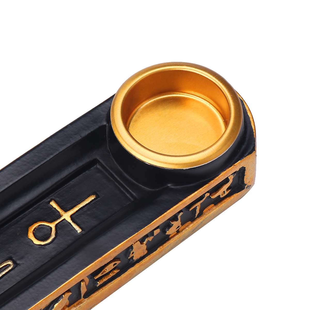 A 2-in-1 Khemet Incense Burner Candle Holder Cat Feline