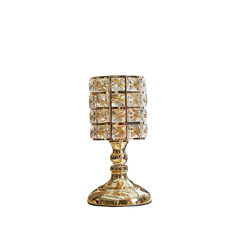 Candlelight Dinner Golden Candle Holder Table Event Decoration