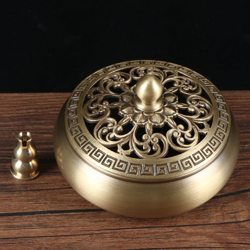 Pure Copper Antique Incense Burner Agarwood