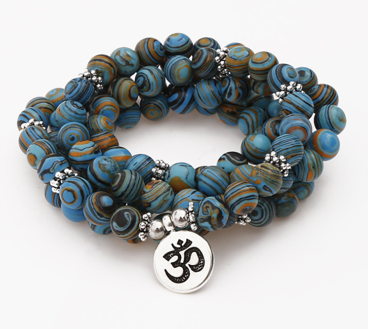 Solar System Stripe Stone Bracelet