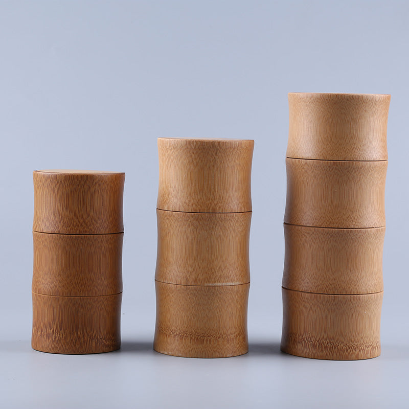 Japanese Style Bamboo Tea Storage Containers for Tea Coffee