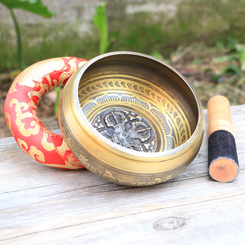 Handmade Pure Copper Buddha Singing Bowl