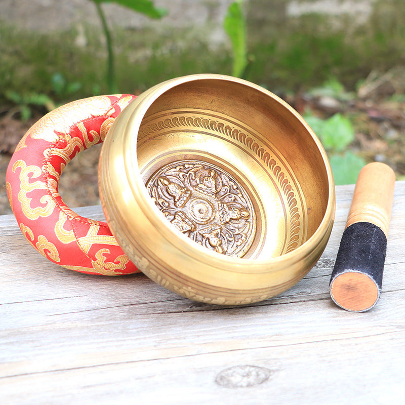 Handmade Pure Copper Buddha Singing Bowl