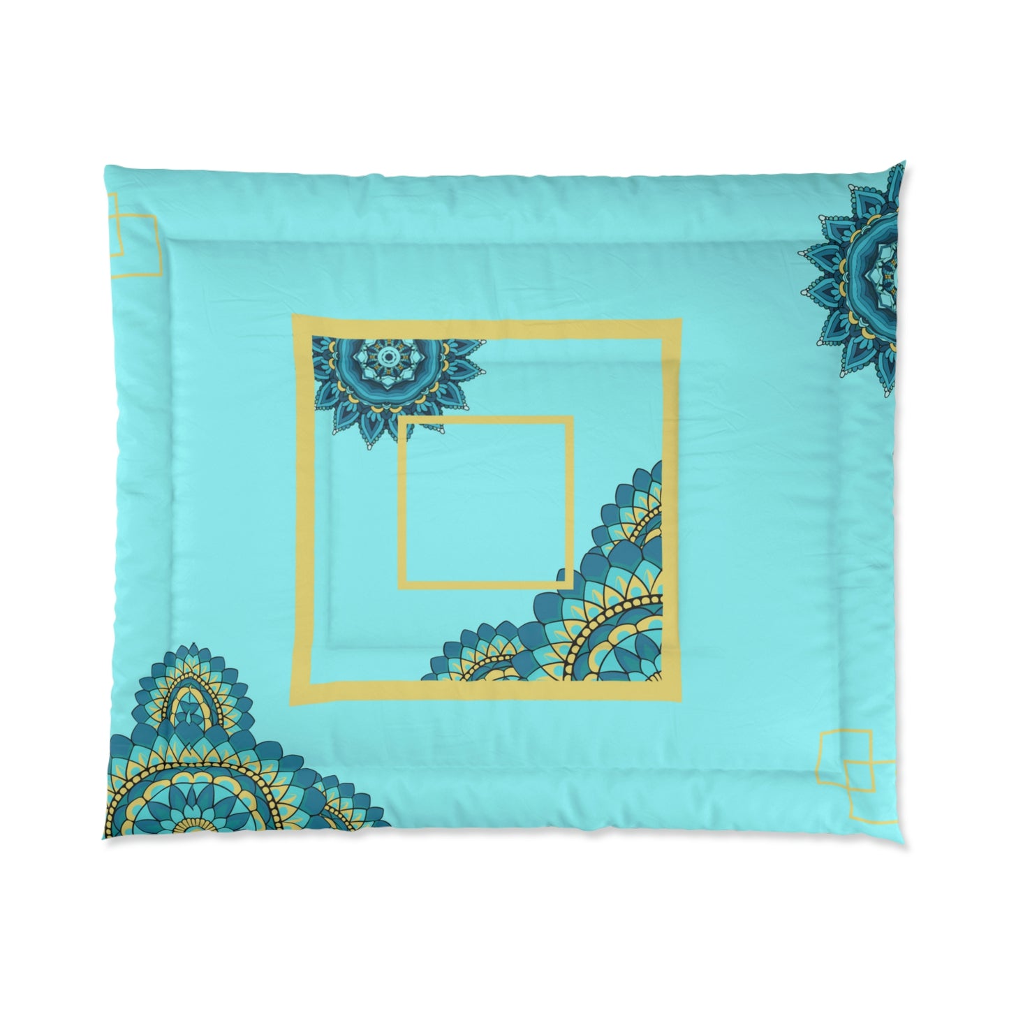 Mandala Flower Pattern Blanket Warm Cozy Comforter