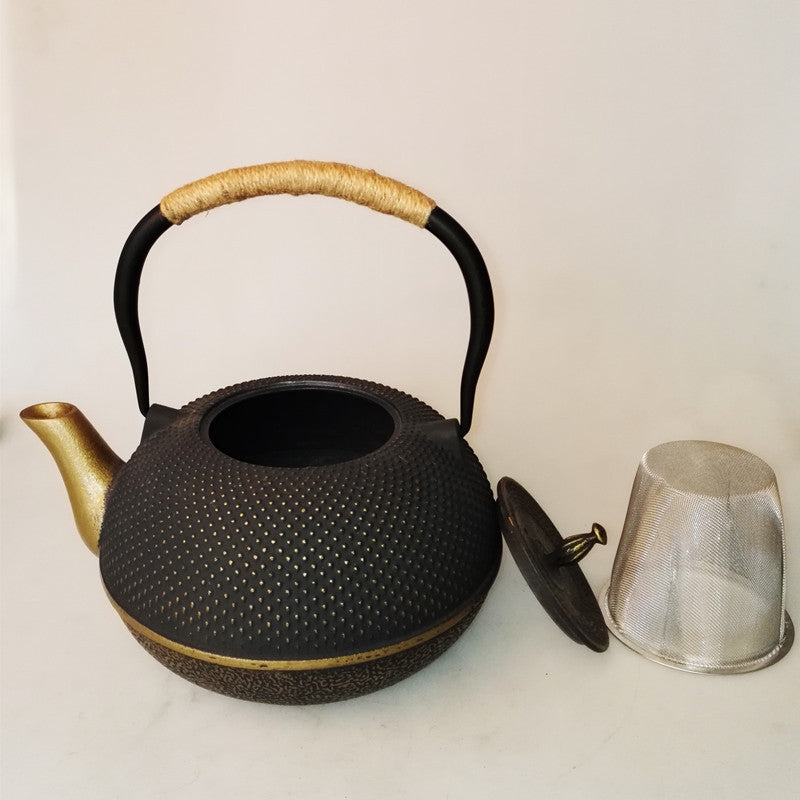 Cast Iron Kettle with Strainer for Tea