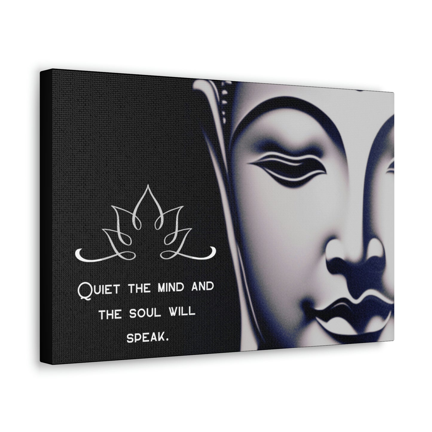 Framed Buddhist Canvas Print Meditation Quotes and Sayings Gallery Wraps
