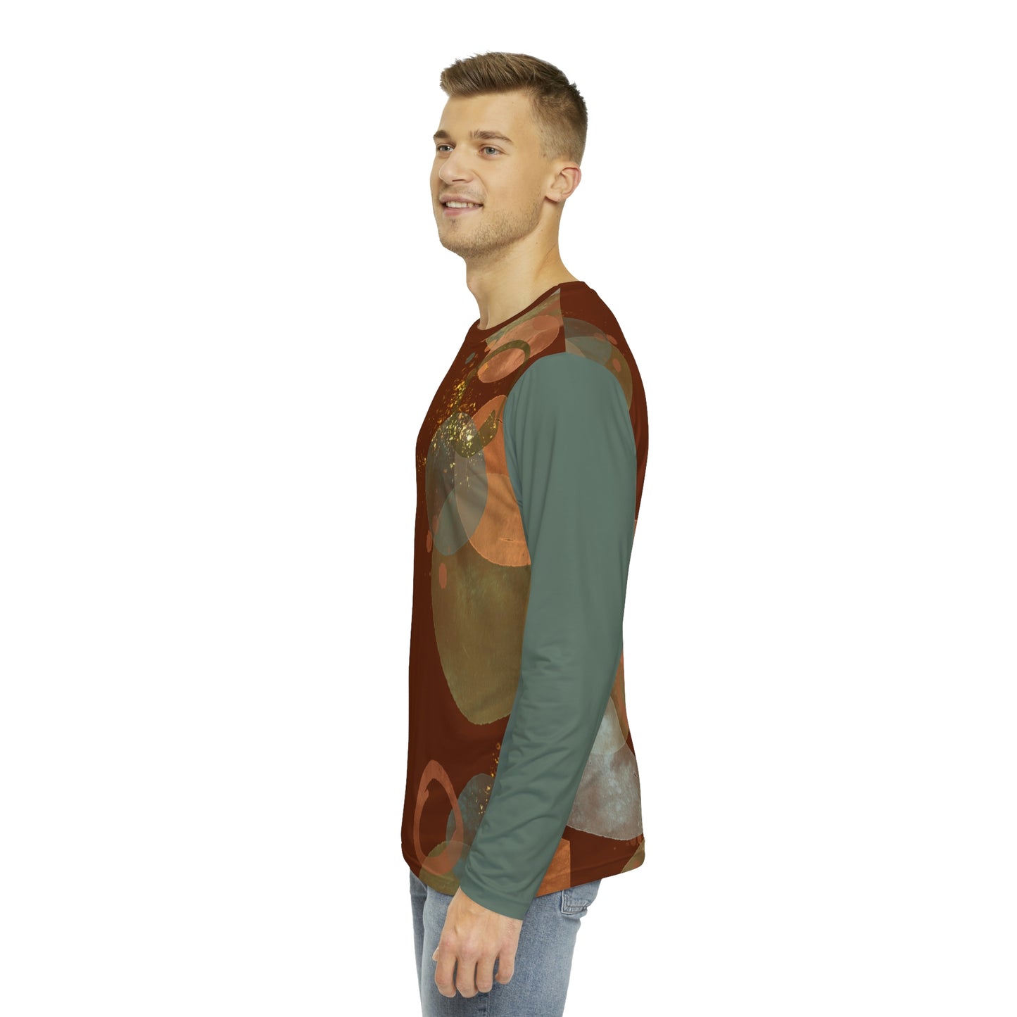 Freestyle Men's Long Sleeve Casual Polyester Shirt