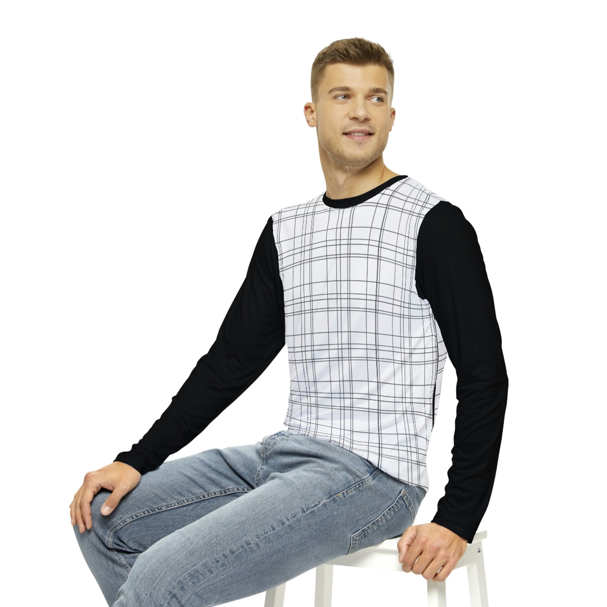 Freestyle Men's Long Sleeve Casual Polyester Shirt