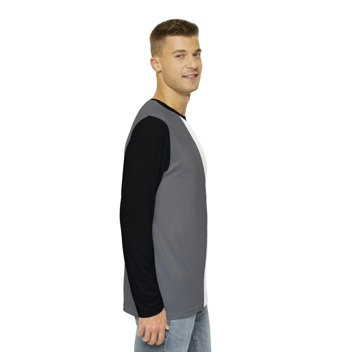 Freestyle Men's Long Sleeve Casual Polyester Shirt