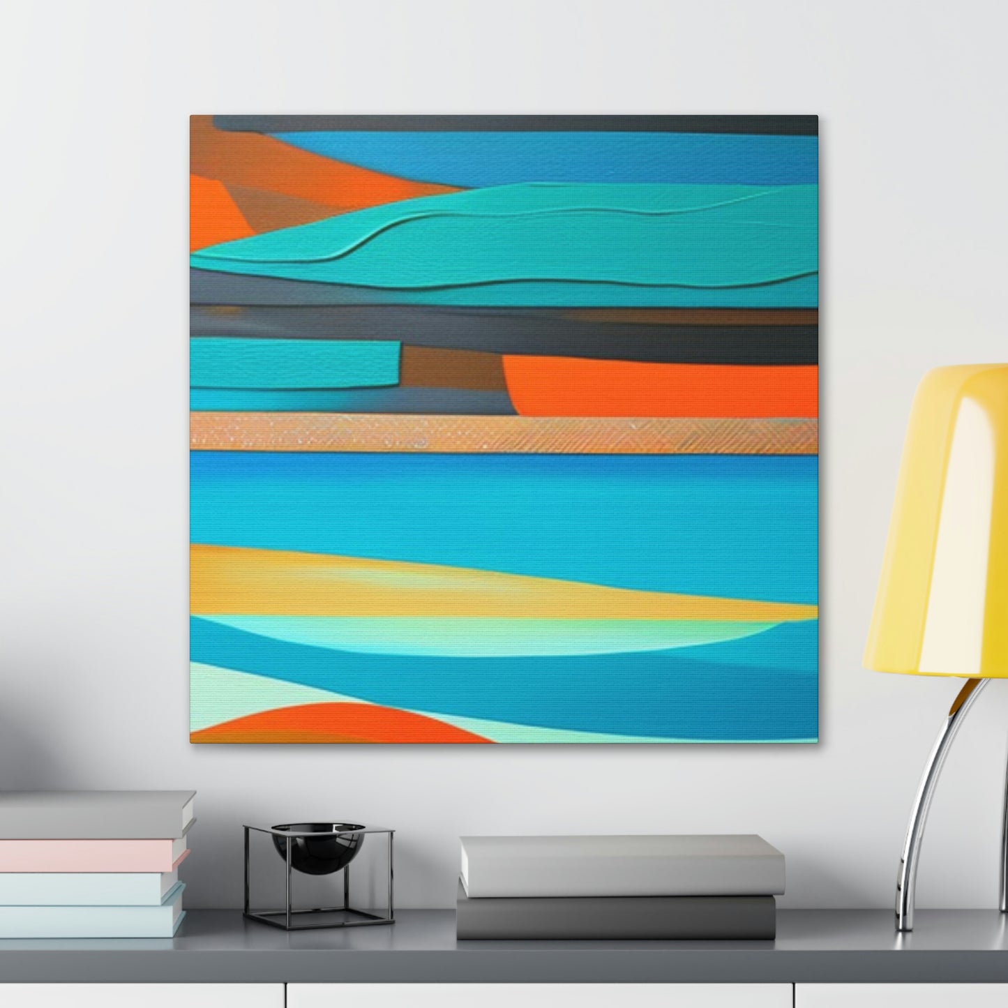 Abstract Lands and Waters Canvas Gallery Wraps Sets Home Framed Wall Decor