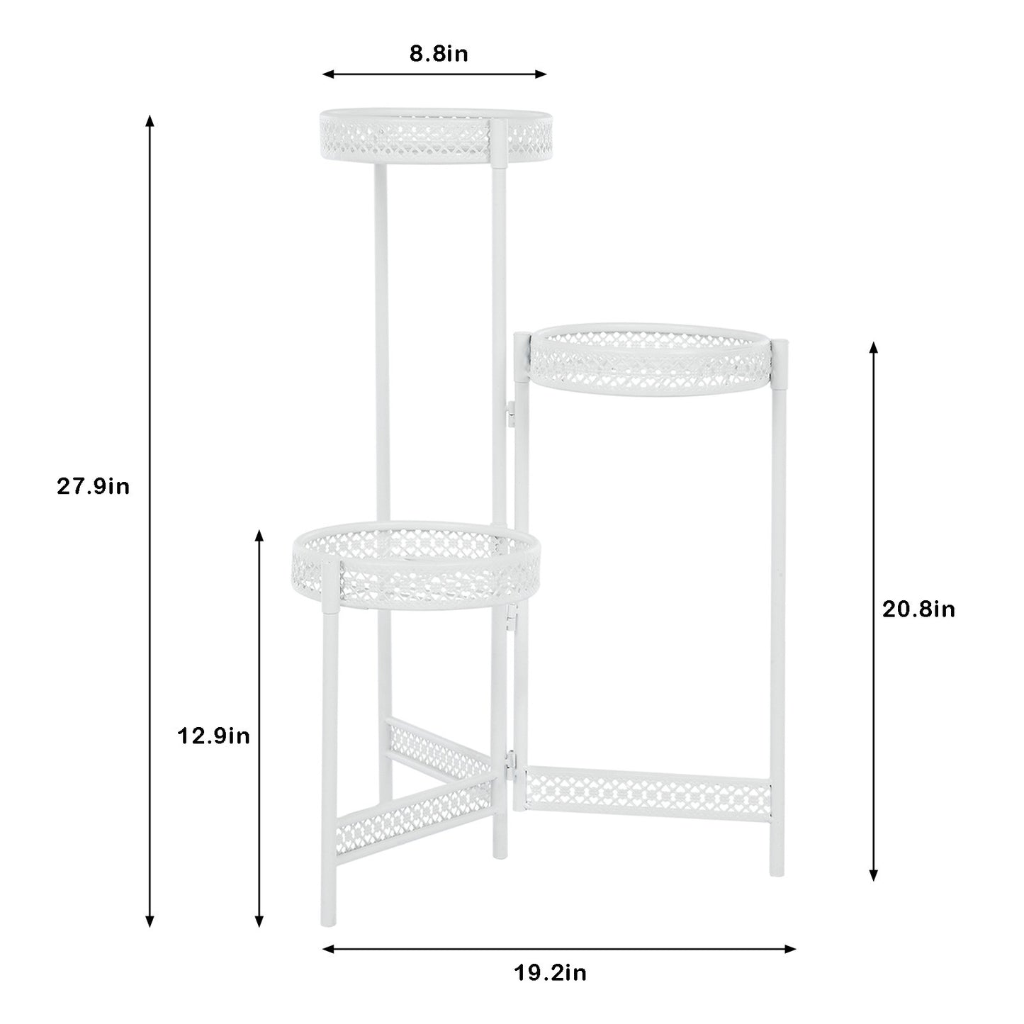 Metal Plant Stand Indoor Plant Stand Plant Display Rack for Patio Garden