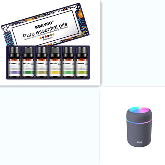 Humidifier with Essential Oils 6 Bottle Set