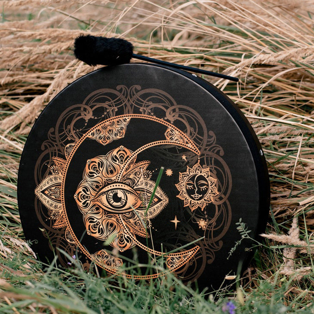 Alchemy Moon Drum Sound Healing Tool VEGAN SHAMAN DRUM