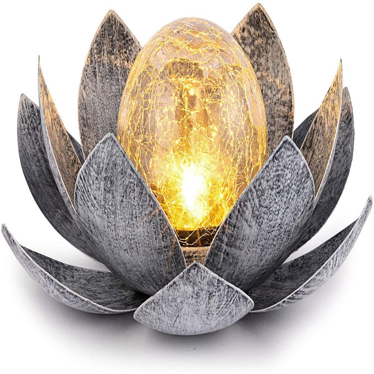 Solar Lotus Light Garden Patio Decoration