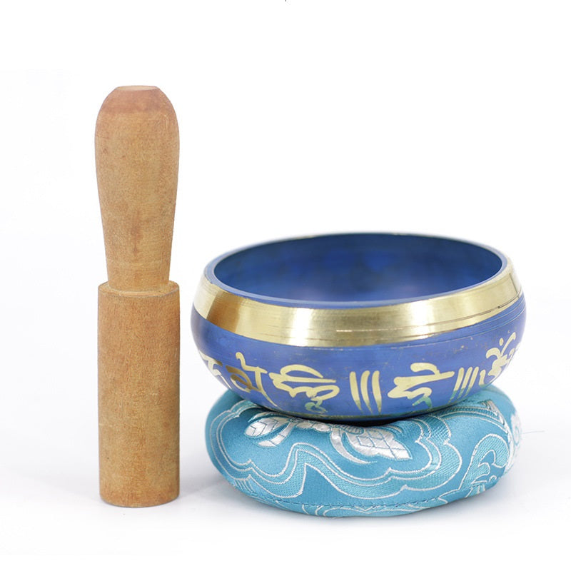 Tibet Song Yoga Meditation Bowl w/Mat and Stick