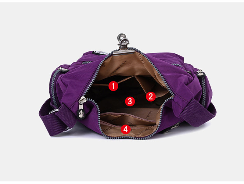 Women Shoulder Bags Multiple Pockets Waterproof Crossbody Bags
