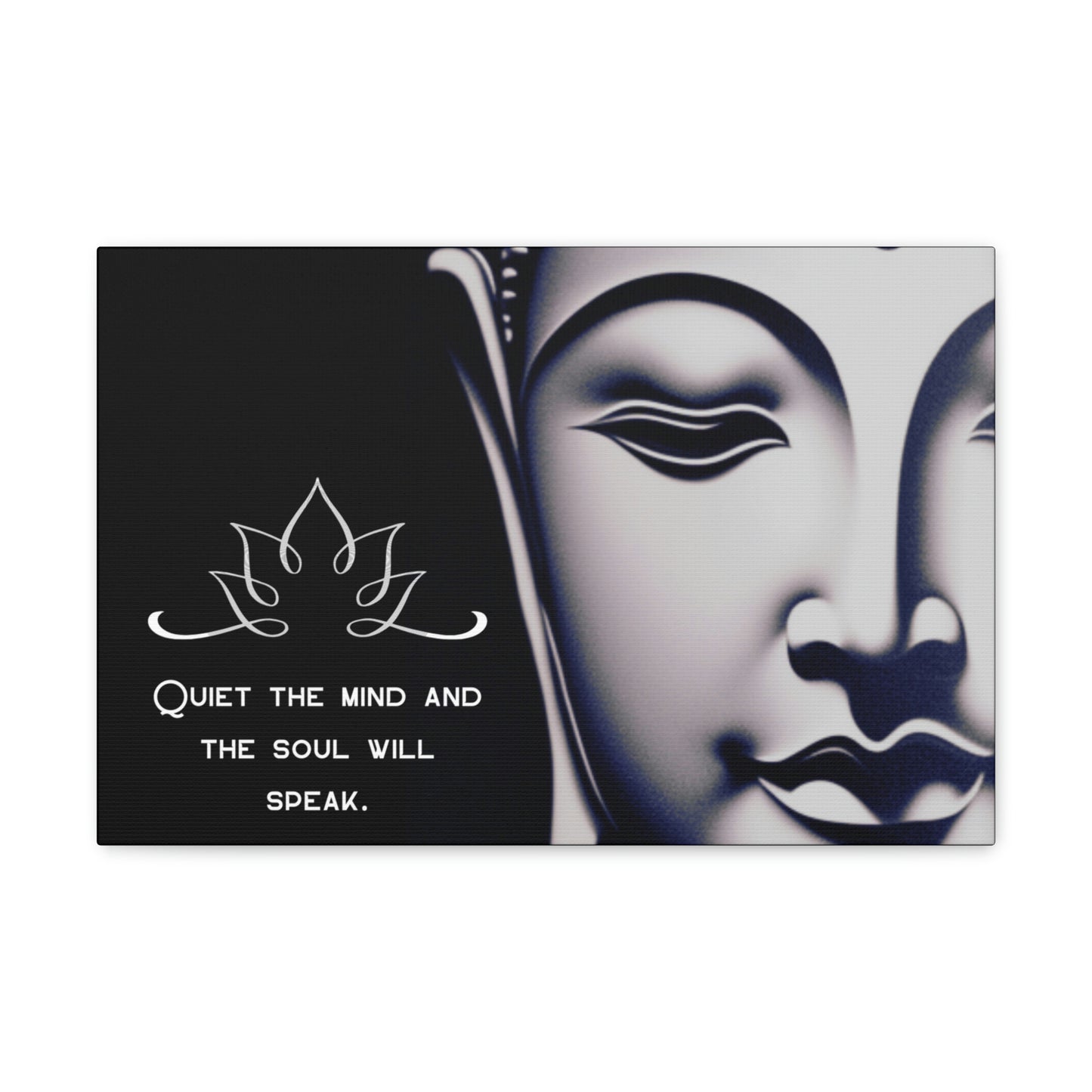 Framed Buddhist Canvas Print Meditation Quotes and Sayings Gallery Wraps