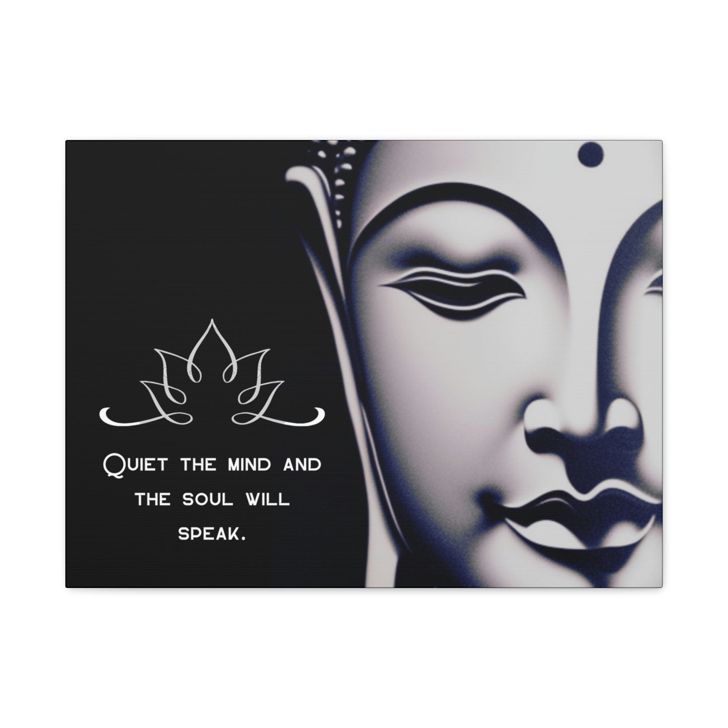 Framed Buddhist Canvas Print Meditation Quotes and Sayings Gallery Wraps