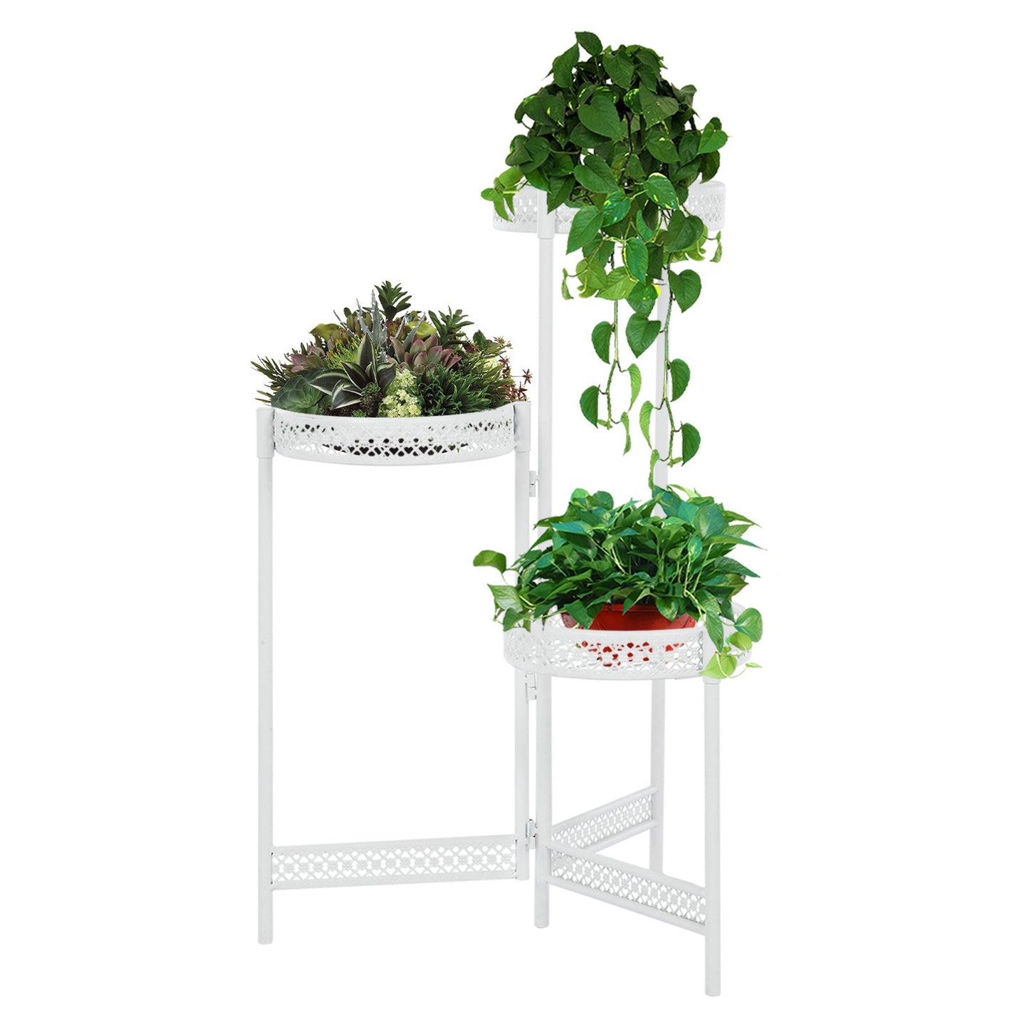 Metal Plant Stand Indoor Plant Stand Plant Display Rack for Patio Garden